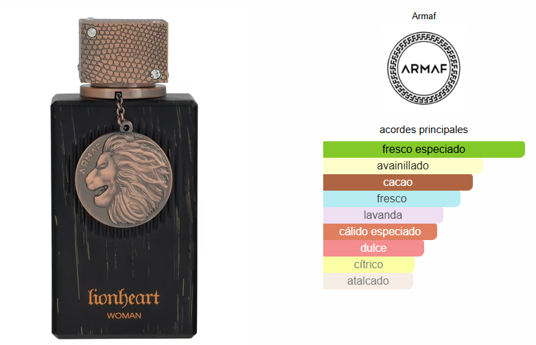 ARMAF LIONHEART FEMENINO 100ml