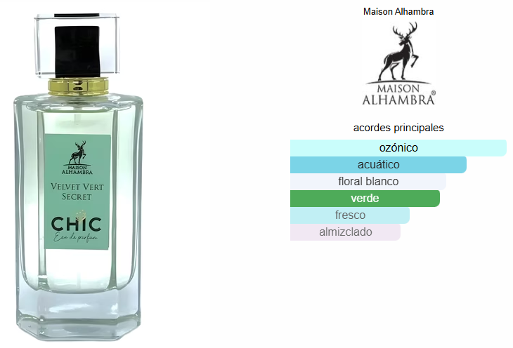 CHIC VELVET VERT SECRET 100ml