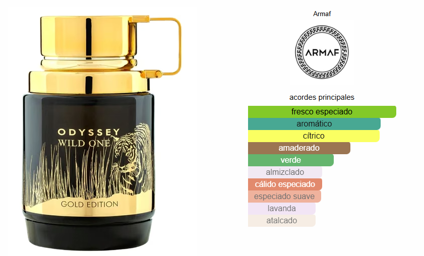 ODYSSEY WILD ONE GOLD EDP 100ml