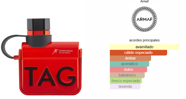 ARMAF TAG UOMO ROSSO 100ml