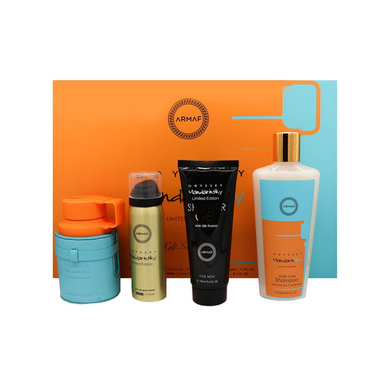 SET ARMAF ODYSSEY MANDARÍN SKY 100ml + GEL DE DUCHA 100ml + BODY SPRAY 50ml + SHAMPOO 250ml