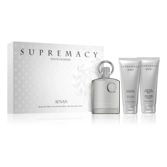 SET SUPREMACY POUR HOMME 100ml + GEL DE DUCHA 100ml + POST DUCHA 100ml