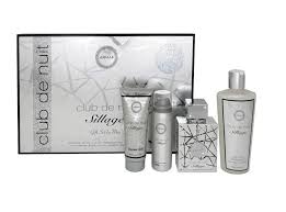 SET CLUB DE NUIT SILLAGE 30ml + DESODORANTE CORPORAL 75ml + SPRAY CORPORAL 50ml + SPRAY CAPILAR 55ml